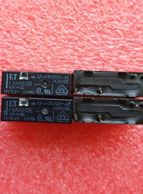 富士通继电器F3AA005E F3AA024E 3A 5A 4脚 12V 24V