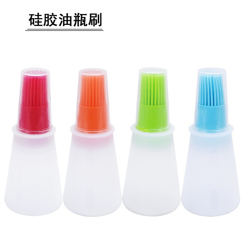 烘焙工具 耐高温平底油瓶刷 耐高温油刷 烧烤油刷厨具毛刷