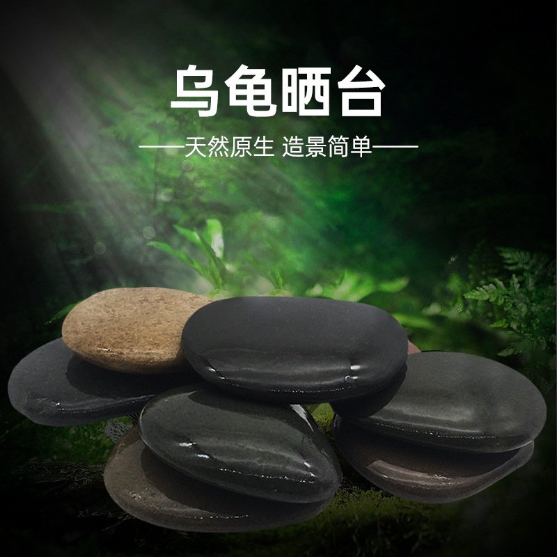 天然乌龟晒台石头爬宠爬台扁鹅卵石龟缸浮岛晒背石鱼缸造景躲避洞,宠物/宠物食品及用品,造景/装饰,淘宝优惠券,粉丝福利购,淘宝优惠卷