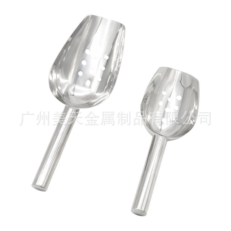 不锈钢冰铲谷物铲面粉铲加厚酒吧厨房工具铲茶叶铲食品铲冰块铲子