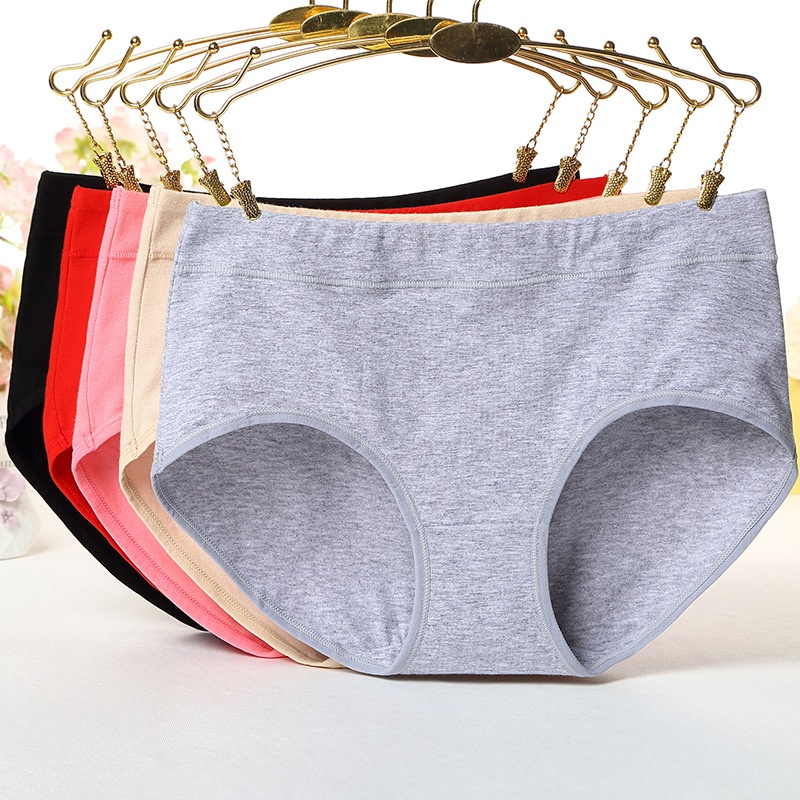 女士内裤女裆棉质面料中腰大码性感少女三角裤内裤