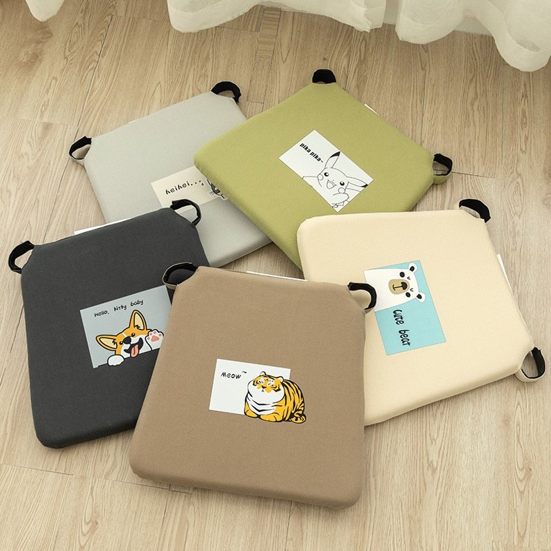 魔术贴学生印花坐垫餐椅垫子凳子椅垫办公室椅子垫沙发座垫,居家布艺,美臀垫/保健坐垫,淘宝优惠券,粉丝福利购,淘宝优惠卷