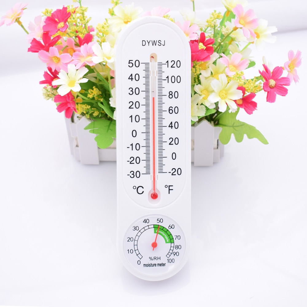 壁挂式室内温度计家用温湿度计高精度干湿温度计表挂墙DY