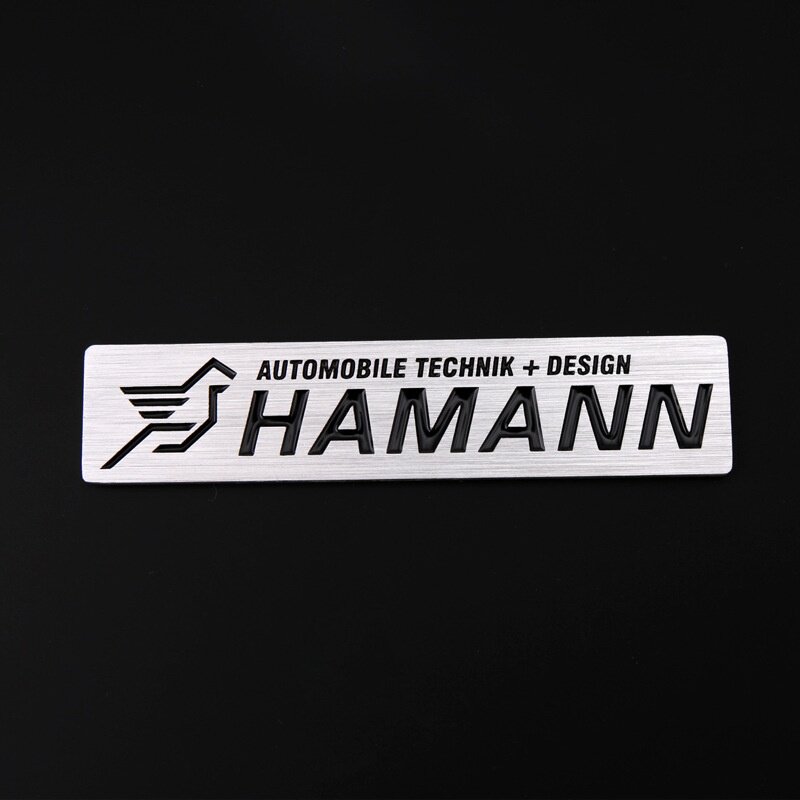 Hamann改装金属车标 3D立体Hamann铝合金汽车车标