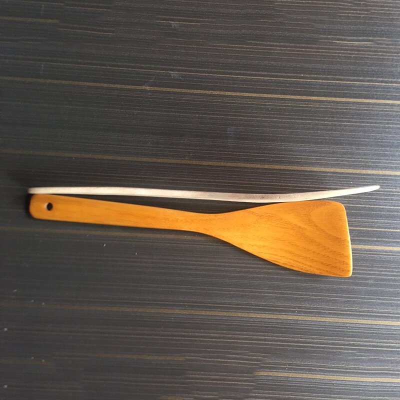 锅铲环保厨具 不粘锅木铲木勺柯木33斜铲厨房用品 厨房小用具
