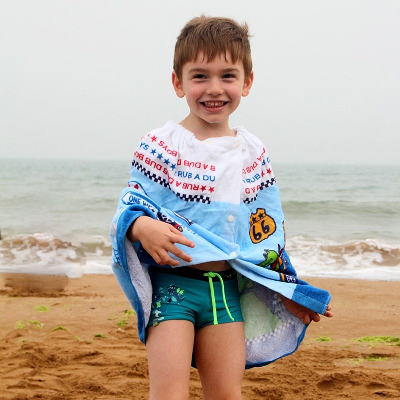 浴裙活性印花浴室洗澡沙滩换衣儿童裹胸浴巾60cm浴袍式卡通,童装/婴儿装/亲子装,浴袍,淘宝优惠券,粉丝福利购,淘宝优惠卷