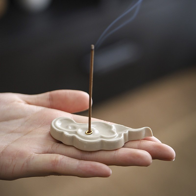 创意云朵香插香托茶宠茶台摆件 家用线香沉香熏香炉文创礼品,橡塑材料及制品,工业陶瓷,淘宝优惠券,粉丝福利购,淘宝优惠卷