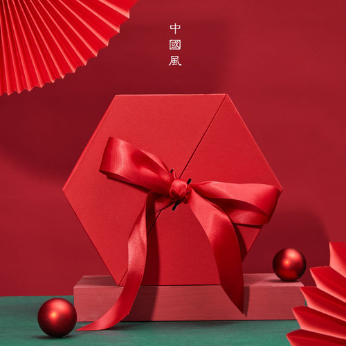 心形礼盒情人节礼物盒女神节纪念日包装生日创意婚礼伴手礼品盒
