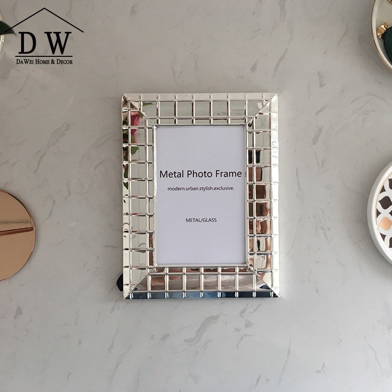 达唯 高档大气欧式摆台相架5寸6寸7寸8寸10寸12寸银色金属相框,家居饰品,相框/画框,淘宝优惠券,粉丝福利购,淘宝优惠卷