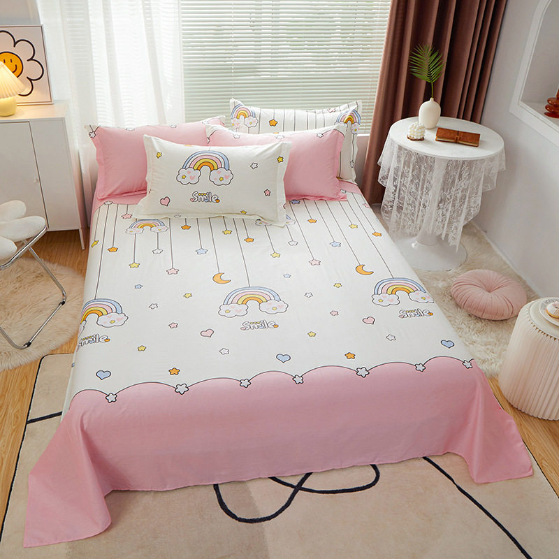 小清新床单单件200x230cm被单学生宿舍上下铺1.2m床,床上用品,床单,淘宝优惠券,粉丝福利购,淘宝优惠卷