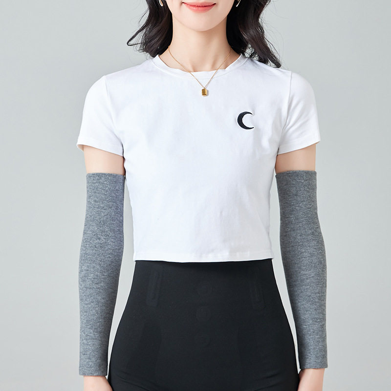 棉护肘护手腕春夏男女保暖空调关节手臂保护套薄款透气胳膊假袖子