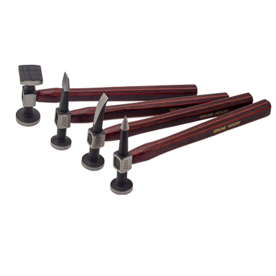 连体铸钢锤钣金凹陷修复工具垫铁衬铁钣金铁锤多功能圆头一体锤子