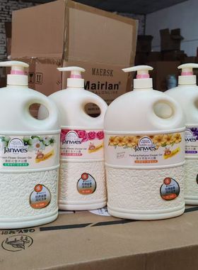 珍维丝清新花香沐浴露2.028L 大瓶家庭装浪漫芳香持久留香保湿