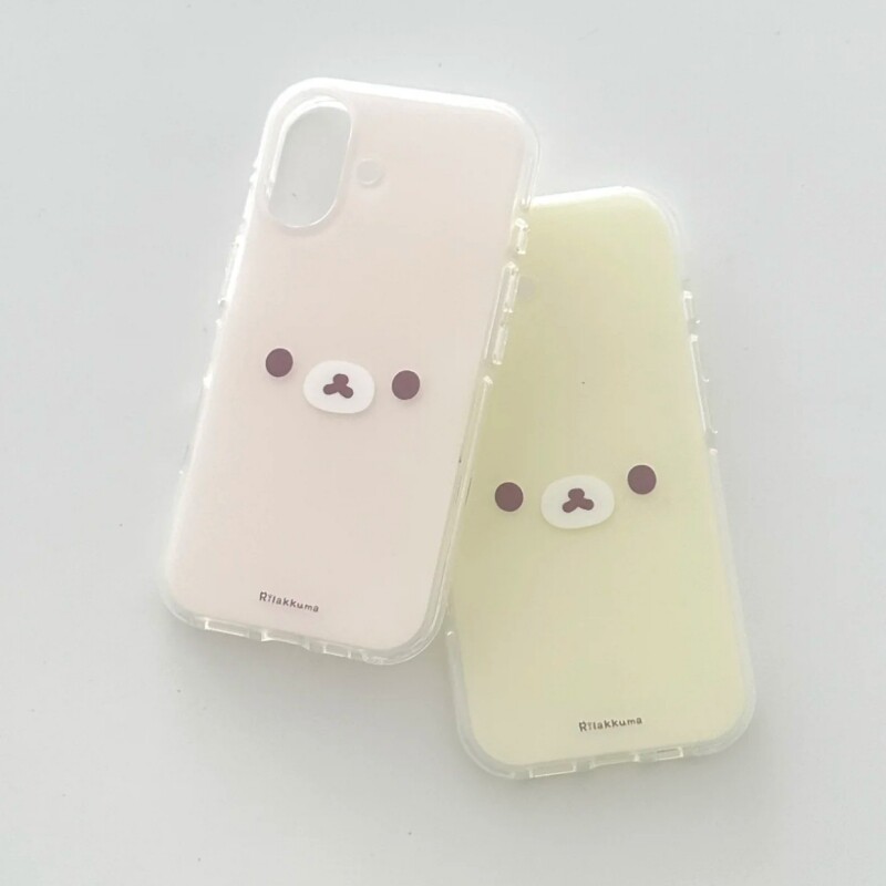 小熊表情适用苹果17promax大孔手机壳iPhone17新款17pro/16/15/14/13个性12创意vivo华为P70oppo小米15保护套