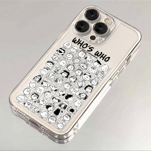 宫格史努比合集适用苹果17/16promax太空手机壳透明iPhone15/14/13pro小众创意vivo华为P70小米17oppo保护套