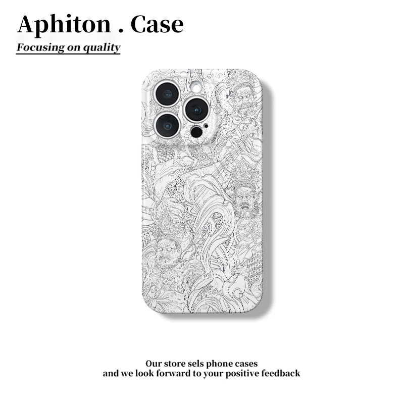 四大天王适用苹果17promax/16promax/17pro/16pro/15pro/16plus菲林手机壳华为P70/mate60vivooppo小米15保护