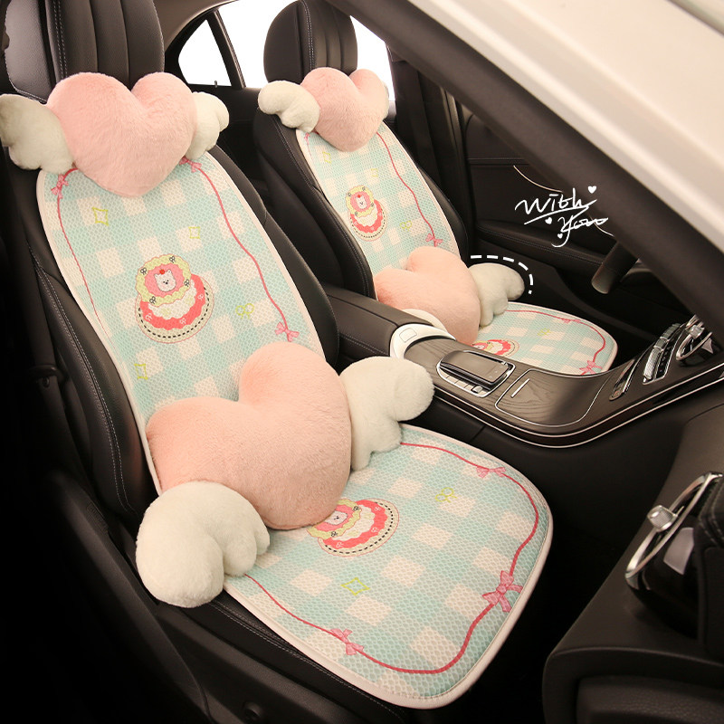 汽车坐垫卡通四季通用垫可爱座套女士防滑车内座垫小车座椅套车垫,汽车用品/电子/清洗/改装,专车专用座套/座垫,淘宝优惠券,粉丝福利购,淘宝优惠卷