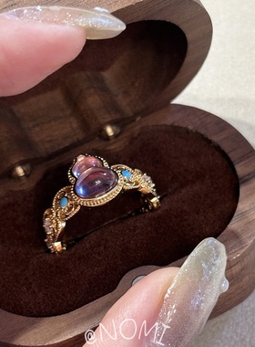 2025新款新中式冰透葫芦戒指