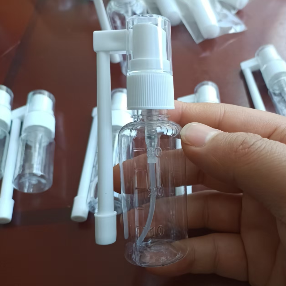 医用塑料鼻喷瓶口腔咽喉喷雾器图片