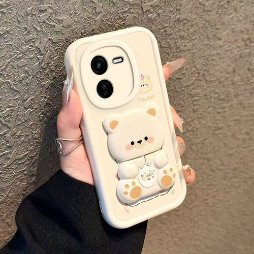 适用vivoY37pro手机壳vivo新款Y37保护viviy套vovoy硅胶voviy全包防摔vⅰvoy步步高viv0丫ⅴivo男女镜子支架
