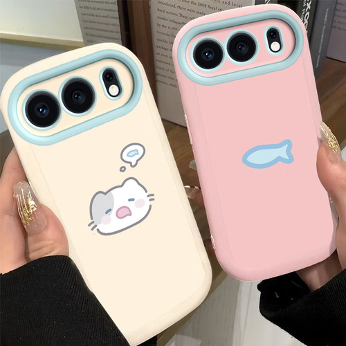 适用荣耀500手机壳Honor500Pro新款保护套液态硅胶华为镜头全包防摔Por男女专用P五百系列软壳外壳后小猫小鱼