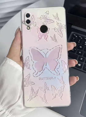 适用于华为nova3手机壳par一aloo保护套al00新款nove硅胶3e全包novo防摔n3nov渐变noⅴa3i蝴蝶n0va仙女粉navo