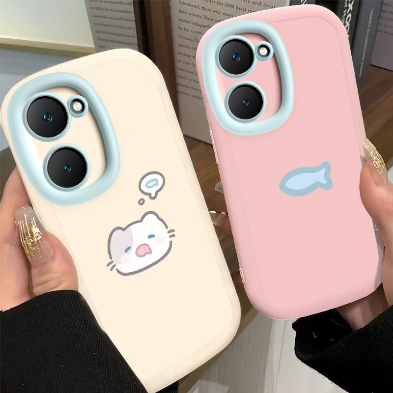 适用vivoY36t手机壳vivo新款Y36t保护viviy套vovoy硅胶voviy全包防摔vⅰvoy步步高viv0丫ⅴivoy男女小猫小鱼