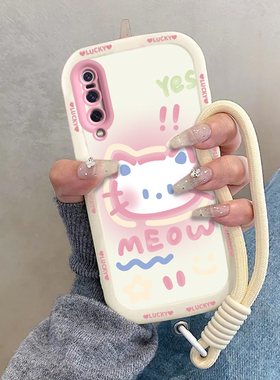 适用小米9手机壳Mi9pro保护套M1902F1A新款可爱液态硅胶软壳镜头全包防摔M九创意高级感超薄磨砂男女害羞kt猫