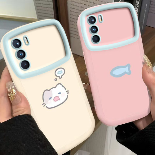 适用OPPOK9Pro手机壳OPPO新款K9Por套OPK高级感OPPK09KPro5G硅胶OPP0PP0PPO全包PPOK防摔OPOPK男Pr女小猫小鱼