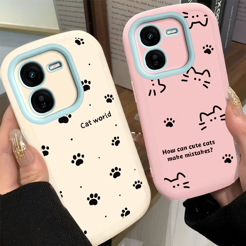 适用vivoY37pro手机壳vivo新款Y37保护viviy套vovoy硅胶voviy全包防摔vⅰvoy步步高viv0丫ⅴivo男女线条猫爪