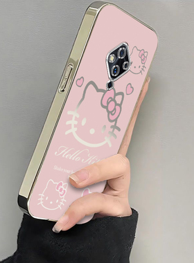 适用vivoS5手机壳vivo S5保护套viv0新款可爱vivis电镀银框vovos全包防摔vovis步步高维沃viovs女生粉色kt猫