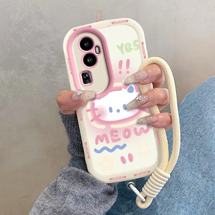 OPPOReno10手机壳OPPO新款Reno10Pro5G套OPPORone105G硅胶OPPOReon全包防摔OPPORneo男女OPP0PP0PPO害羞kt猫