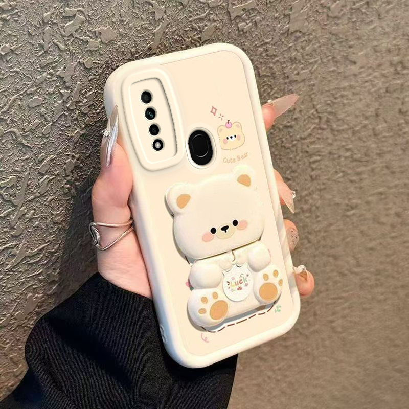适用OPPOA8手机壳OPPO新款A8保护OPA套OPPA高级感OPOOA软硅胶OPP0PP0PPO全包PPOA/OPOA防摔OPOPA男女镜子支架