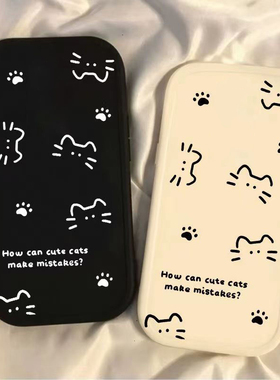 适用OPPOA3x手机壳OPPO新款A3i5G保护OPPOAX套OPA/OPPA软硅胶OPP0PP0PPO全包PPOA/OPOA防摔OPOPA男女线条猫咪
