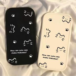 适用OPPOA3x手机壳OPPO新款A3i5G保护OPPOAX套OPA/OPPA软硅胶OPP0PP0PPO全包PPOA/OPOA防摔OPOPA男女线条猫咪