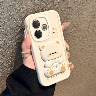 适用oppoK13x手机壳K13x新款 OPPO5G液态硅胶PKV110保护套OPPOPKV软外壳opopk全包oppk防摔opok男女镜子支架