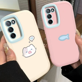 oppoA55手机壳oppoPEMM20套oppo新款 PEMM00啊opa全包oppa防摔PEMMOO硅胶opp0pp0ppo555g男A55S5g女OP小猫小鱼