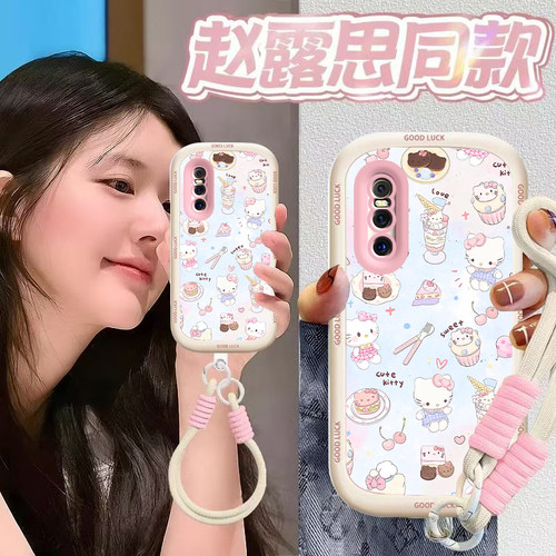 适用vivoX27手机壳vivo X27保护套新款升降摄像头可爱高颜值软硅胶全包防摔viv0步步高Pr0叉Por男女甜点kt猫