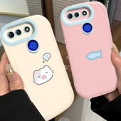 适用荣耀V20手机壳HONORV20保护套华为PCT一AL10新款 PCTAL10专用可爱V2O软硅胶全包防摔HONOR20V男女小猫小鱼