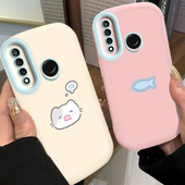 适用华为Nova4E手机壳MAR一ALOO套Nove新款 Nava硅胶Novo全包Note防摔MARAL00AL荣耀n0va诺娃nave男女小猫小鱼