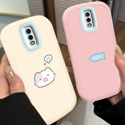 适用OPPOR17手机壳OPPO新款R17保护OPR套OPPR硅胶OPP0PP0PPO全包0PPOR防摔OPOPR可爱OPOOR/OOPOR男女小猫小鱼