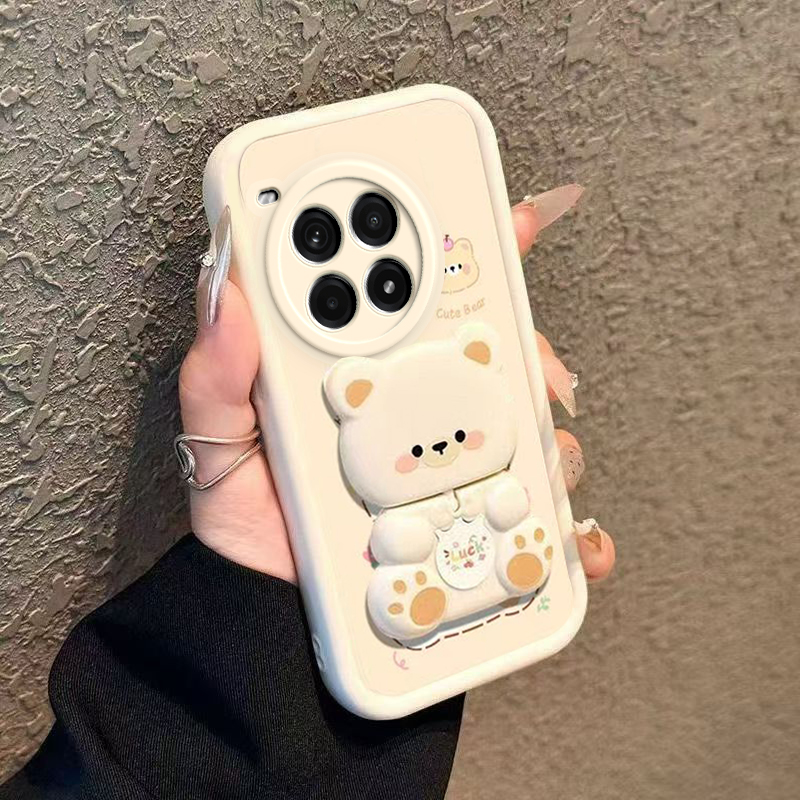 适用一加Ace3Pro手机壳1加Ac3P保护套OPPO新款可爱Aec十OPPOAce二A3Por硅胶软壳全包防摔ONEPlus男女镜子支架