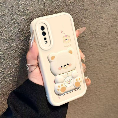 适用vivoY7s手机壳vivo新款Y7s保护viviy套vovoy软硅胶voviy全包防摔vⅰvoy步步高viv0丫vivoys男女镜子支架