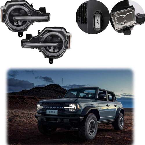 适用于2021-2023福特烈马LED大灯M2DZ13008F M2DZ13008E