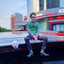 车顶小丑希斯莱杰车尾部坐姿汽车摆件胡迪车载车外装饰品小丑公仔