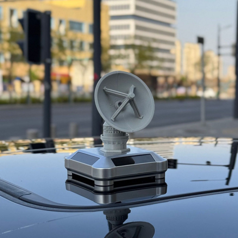 车顶小坦克车顶装饰摆件近防炮太阳能版汽车车顶摆件车载旋转模型,汽车用品/电子/清洗/改装,摆件,淘宝优惠券,粉丝福利购,淘宝优惠卷