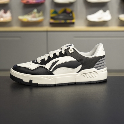 李宁COMMON80s低帮板鞋男软弹