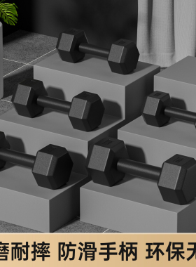 哑铃男士健身家用5kg一对20/10健身器材2公斤专业青少年健身家用