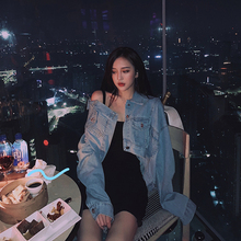 ~前短后长设计 女团风高街短款 牛仔外套夹克女 naya定制 拒绝撞衫