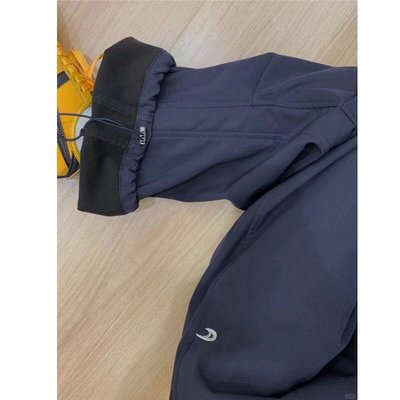 藏青色防水加绒冲锋裤男款秋冬季